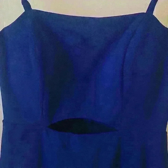 Midnight Doll Royal Blue semiformal dress,  Jr Size 7,  NWT - Picture 2 of 10